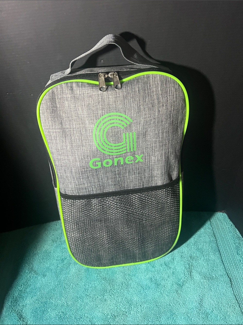Gonex Gray and Neon Green Travel Organizer Bag